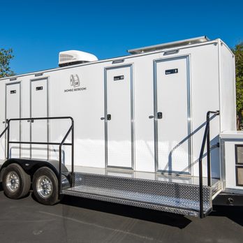 Showbiz Restrooms - Four stall unit - Party Equipment Rentals Near Me - Burbank, California Showbiz Restrooms - Four stall unit - Party Equipment Rentals Near Me - Burbank, California