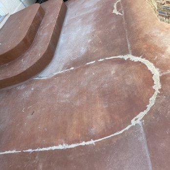 Talbot Handyman - Before they came out to repair the concrete that was cracking. - Handyman Near Me