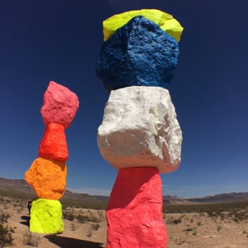 Seven Magic Mountains - Public Art Near Me - Las Vegas, Nevada Seven Magic Mountains - Public Art Near Me - Las Vegas, Nevada