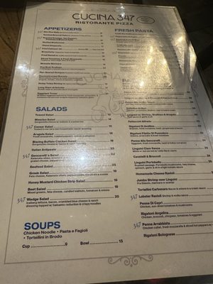 Menu photo 4 Cucina 347 Oakland, NJ