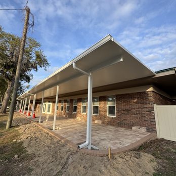 Quick & Slick Aluminum - 115' of 6" k-style seamless gutter on elite panel room - Gutter Services Near Me Quick & Slick Aluminum - 115' of 6" k-style seamless gutter on elite panel room - Gutter Services Near Me