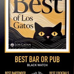 Black Watch - Best of Los Gatos bar