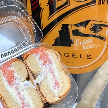 Leo's Bagels - Everything Bagel, Salmon Lox, Cream Cheese, and Red Onions - Coffee & Tea Near Me - New York, New York Leo's Bagels - Everything Bagel, Salmon Lox, Cream Cheese, and Red Onions - Coffee & Tea Near Me - New York, New York