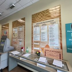 Satellite City Hall - Massive wall-sized examples of "how to" do various paperwork