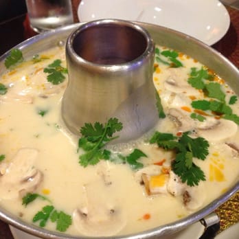 Thai Table Time - Tom kha coconut soup - Thai Near Me - Oceanside, California