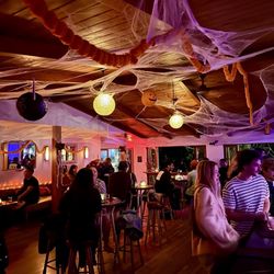 Bar Flores - Bar area during Halloween