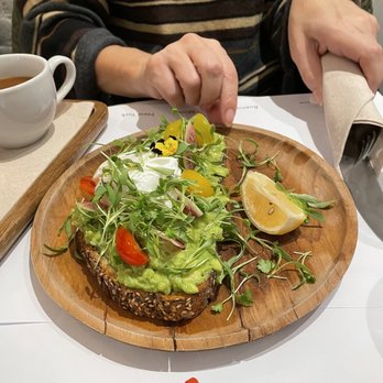 Ol Days - Avocado toast with poached egg - Breakfast & Brunch Near Me - New York, New York Ol Days - Avocado toast with poached egg - Breakfast & Brunch Near Me - New York, New York