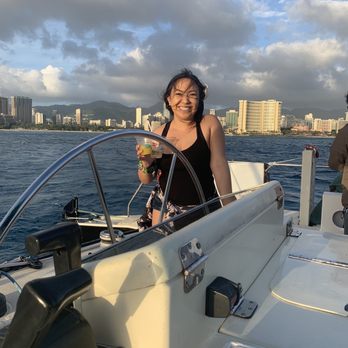 Maita'i Catamaran - I yai captain, I can't hear you - Boating Near Me - Honolulu, Hawaii Maita'i Catamaran - I yai captain, I can't hear you - Boating Near Me - Honolulu, Hawaii