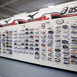 Canuck Sports Stuff - Our famous court shoe wall!