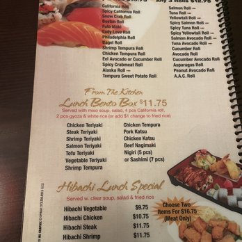 Asahi - Menu photos! - Sushi Bars Near Me - Ada, Oklahoma