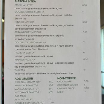 Goose Coffee - Menu - Coffee & Tea Near Me - Rancho Cucamonga, California