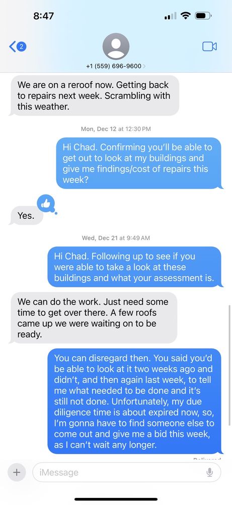 Slide of Integrity Roofing