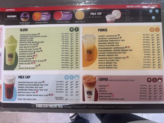 Menu photo 5 Kung Fu Tea Cerritos Artesia, CA Menu photo 5 Kung Fu Tea Cerritos Artesia, CA