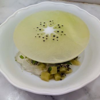 Camphor - Kiwi w/mint dessert. - French Near Me - Los Angeles, California