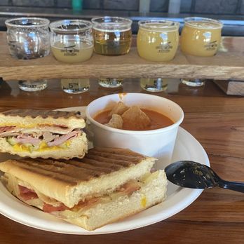 Crane Brewing Company - Cuban sandwich and tomato basil soup - Breweries Near Me - Raytown, Missouri Crane Brewing Company - Cuban sandwich and tomato basil soup - Breweries Near Me - Raytown, Missouri