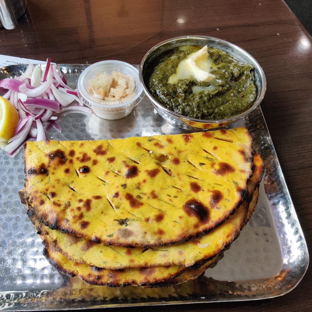 Makki ki roti and Sarson Ka Saag Makki ki roti and Sarson Ka Saag