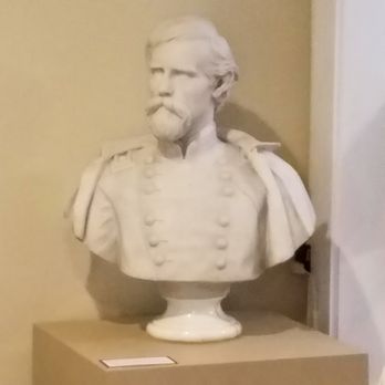General Lew Wallace Study & Museum - Wallace bust inside the Carriage House - Landmarks & Historical Buildings Near Me - Crawfordsville, Indiana