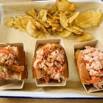 Luke's Lobster  - Lobster Roll Flight - Seafood Near Me - Seattle, Washington