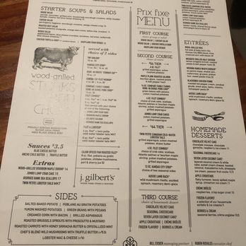 J. Gilbert's Wood-Fired Steaks & Seafood - Menu - Steakhouses Near Me - Overland Park, Kansas
