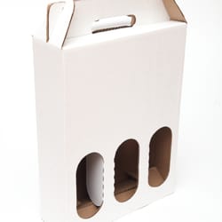 Three bottle wine carrier