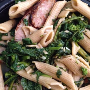 Monty Q's - Whole wheat pasta with broccoli rabe and sausage. - Pizza Near Me - Brooklyn, New York