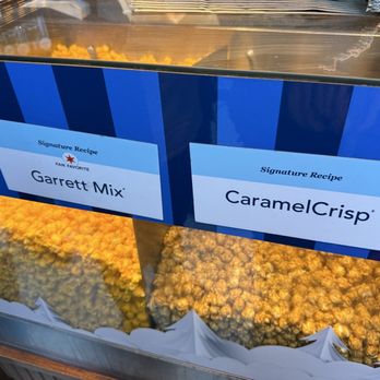 Garrett Popcorn Shops - A few of the standard flavors. - Popcorn Shops Near Me - Chicago, Illinois Garrett Popcorn Shops - A few of the standard flavors. - Popcorn Shops Near Me - Chicago, Illinois