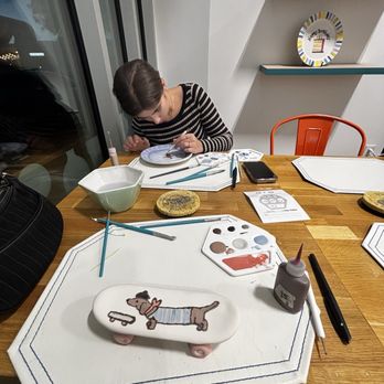 Color Me Mine - set up of table - Kids Activities Near Me - Houston, Texas Color Me Mine - set up of table - Kids Activities Near Me - Houston, Texas