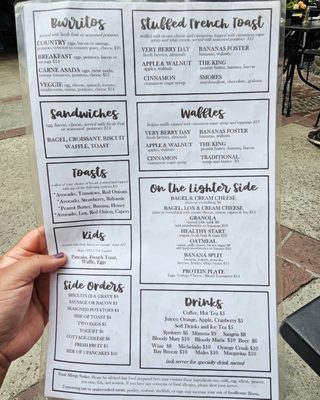 Menu photo 2 The Brownstone Cafe Fullerton, CA