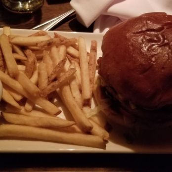 The Keg Steakhouse + Bar - Moncton - Keg Burger with a side of fries - Steakhouses Near Me - Moncton, New Brunswick