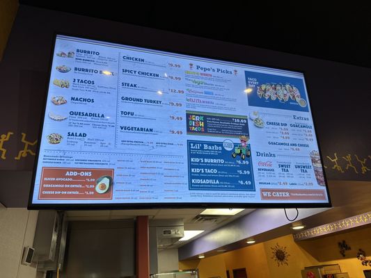 Menu photo 1 Barberitos Knoxville, TN
