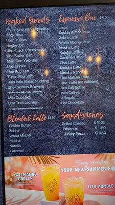 Menu photo 1 Cafe 86 Tustin, CA