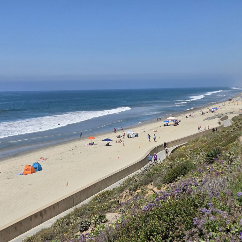 Tamarack State Beach - View of Promenade below - Beaches Near Me - Carlsbad, California Tamarack State Beach - View of Promenade below - Beaches Near Me - Carlsbad, California