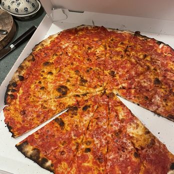 Sally's Apizza - This is extra cheese.  This is bullshit - Pizza Near Me - Fairfield, Connecticut