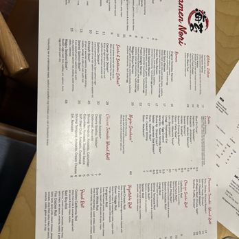 Ramen Nori - Menu part 1 - Sushi Bars Near Me - Bellevue, Washington Ramen Nori - Menu part 1 - Sushi Bars Near Me - Bellevue, Washington