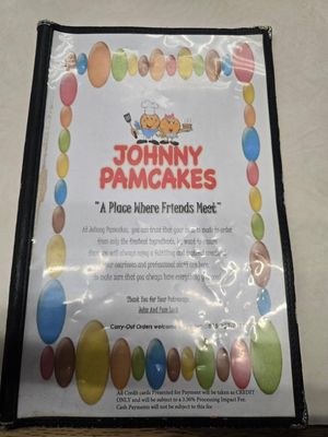Menu photo 1 Johnny Pamcakes Rockford, IL Menu photo 1 Johnny Pamcakes Rockford, IL