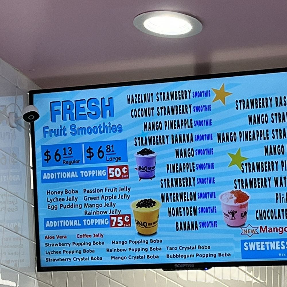 Uno Tea House - La Mirada - Menu - Bubble Tea Near Me - La Mirada, California Uno Tea House - La Mirada - Menu - Bubble Tea Near Me - La Mirada, California