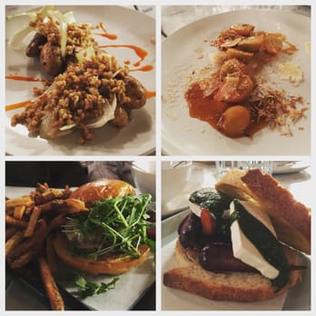 The Vandal - Give me it all again.  Farro, beets, burger, carrot sandwich. - Wine Bars Near Me - Pittsburgh, Pennsylvania