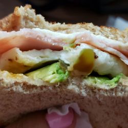 El Pasillo De Los Sabores - I forgot to take a photo b 4 I started biting into the sandwich. Opps! :)