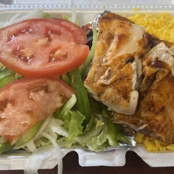 Fords Bbq - 1/4 BBQ chicken lunch special with rice & salad. - Spanish Near Me - Fords, New Jersey Fords Bbq - 1/4 BBQ chicken lunch special with rice & salad. - Spanish Near Me - Fords, New Jersey