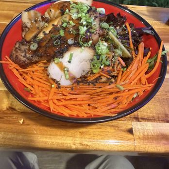 Noka Sushi Poconos - Nice looking chicken teriyaki bowl. Unfortunately over-seasoned and cold teriyaki sauce. - Sushi Bars Near Me - Stroudsburg, Pennsylvania Noka Sushi Poconos - Nice looking chicken teriyaki bowl. Unfortunately over-seasoned and cold teriyaki sauce. - Sushi Bars Near Me - Stroudsburg, Pennsylvania