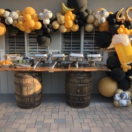 Wine barrel bar