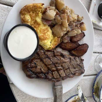 Bayside Cantina - Overcooked scrambled eggs and overcooked tough and chewy steak. No flavor. Very bland. - Mexican Near Me - Baltimore, Maryland Bayside Cantina - Overcooked scrambled eggs and overcooked tough and chewy steak. No flavor. Very bland. - Mexican Near Me - Baltimore, Maryland