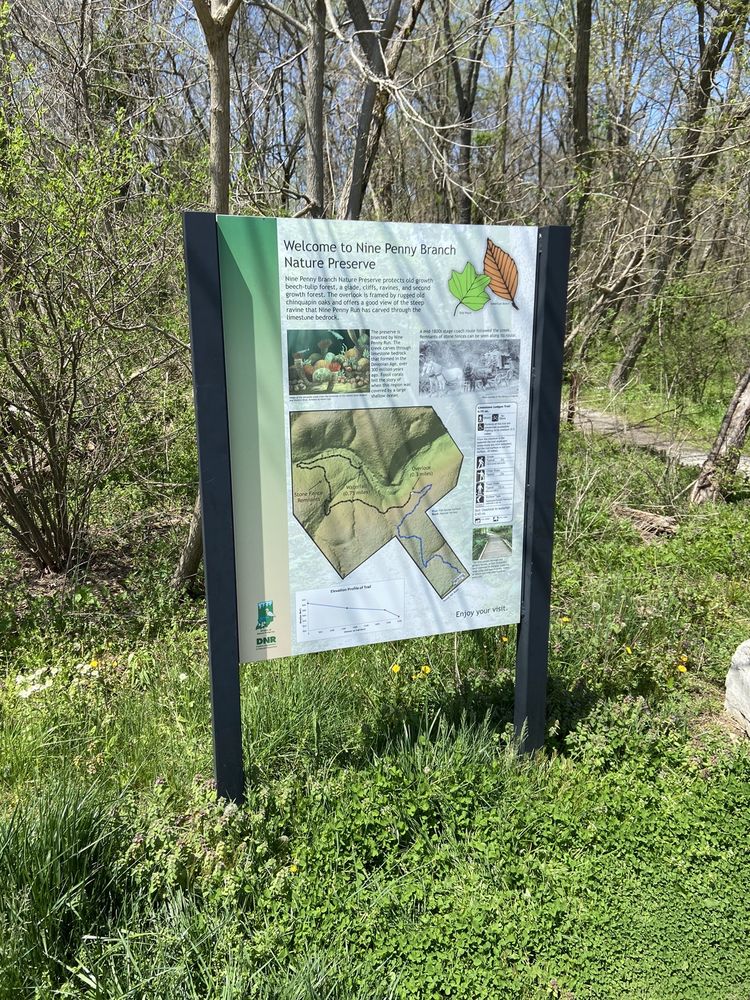 Nine Penny Branch Nature Preserve Logo