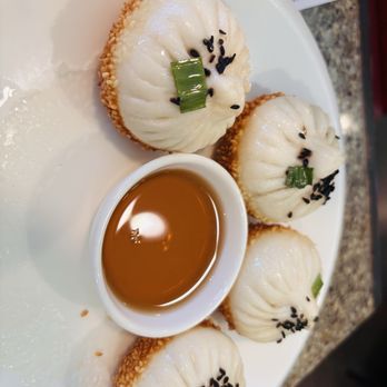 Shanghailander Palace - Pan Fried pork bun with sesame - Asian Fusion Near Me - Hacienda Heights, California Shanghailander Palace - Pan Fried pork bun with sesame - Asian Fusion Near Me - Hacienda Heights, California