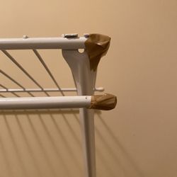 Apartments at Grand Prairie - Who needs caps on closet shelving when tape will do just fine!