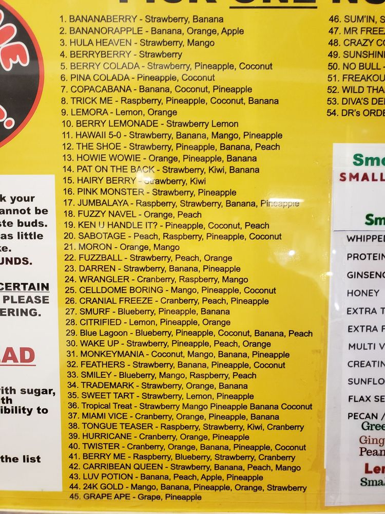 SMOOTHIE PLACE Updated October 2024 2101 E Monument St, Baltimore, Maryland Juice Bars