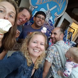 The Windmill Belgian Waffles & Ice Cream - Ice cream makes everybody happy!