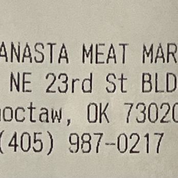 La Canasta Meat Market - Receipt - International Grocery Near Me - Choctaw, Oklahoma