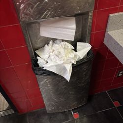Again another trashcan that's full