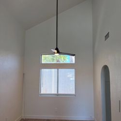 Double height fan installation